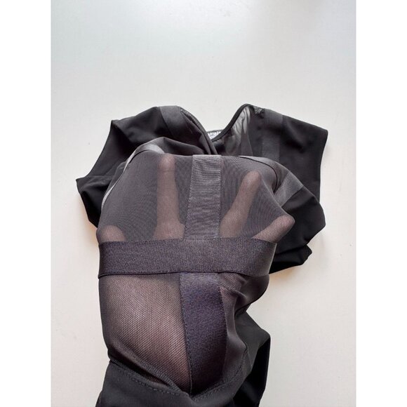 ELIZABETH & JAMES Levinson Black Mesh Bandage Back Mini Bodycon Dress, Size S - Picture 11 of 14